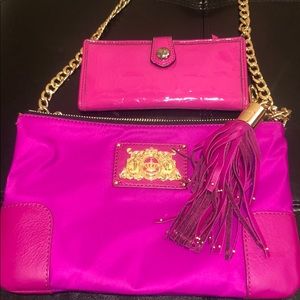 Juicy Couture sling bag and Coach wallet - Pink